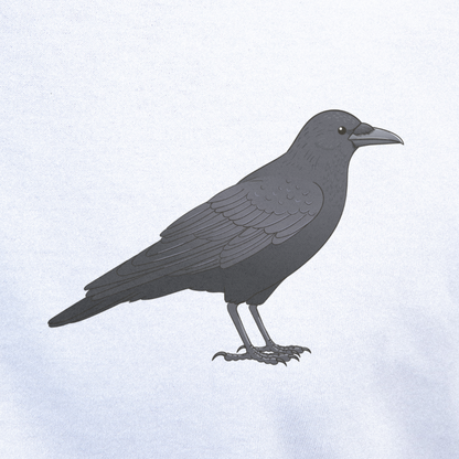 Birdex close-up mockup - Carrion Crow Unisex T-shirt
