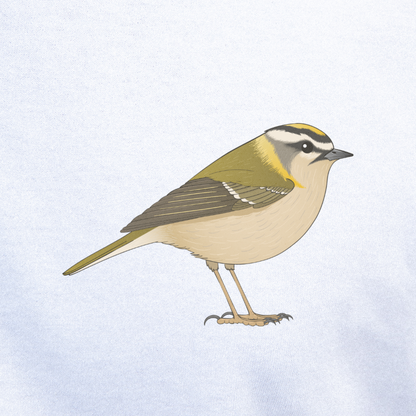 Birdex close-up mockup - Firecrest Unisex T-shirt