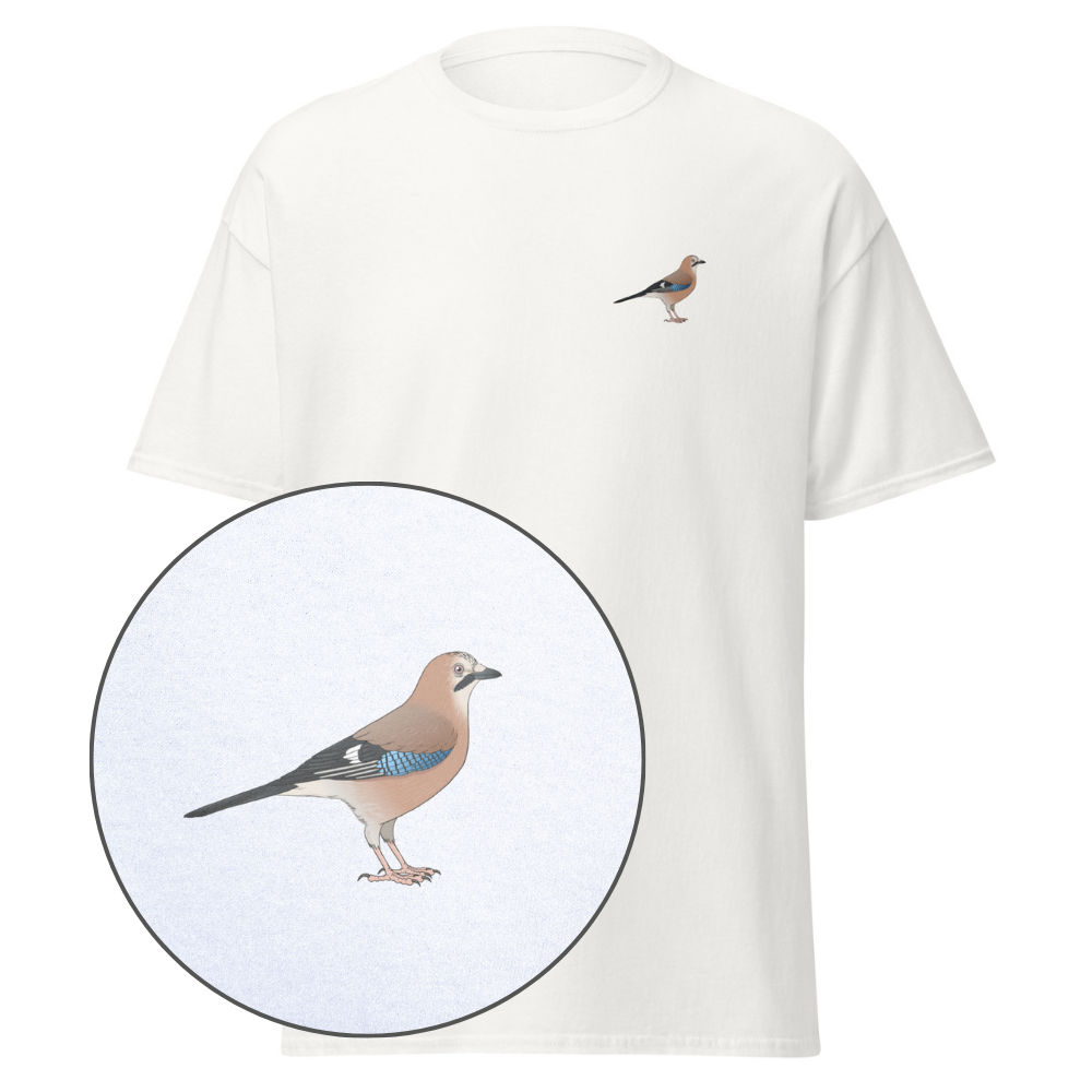 Birdex white default mockup - Jay Unisex Tee