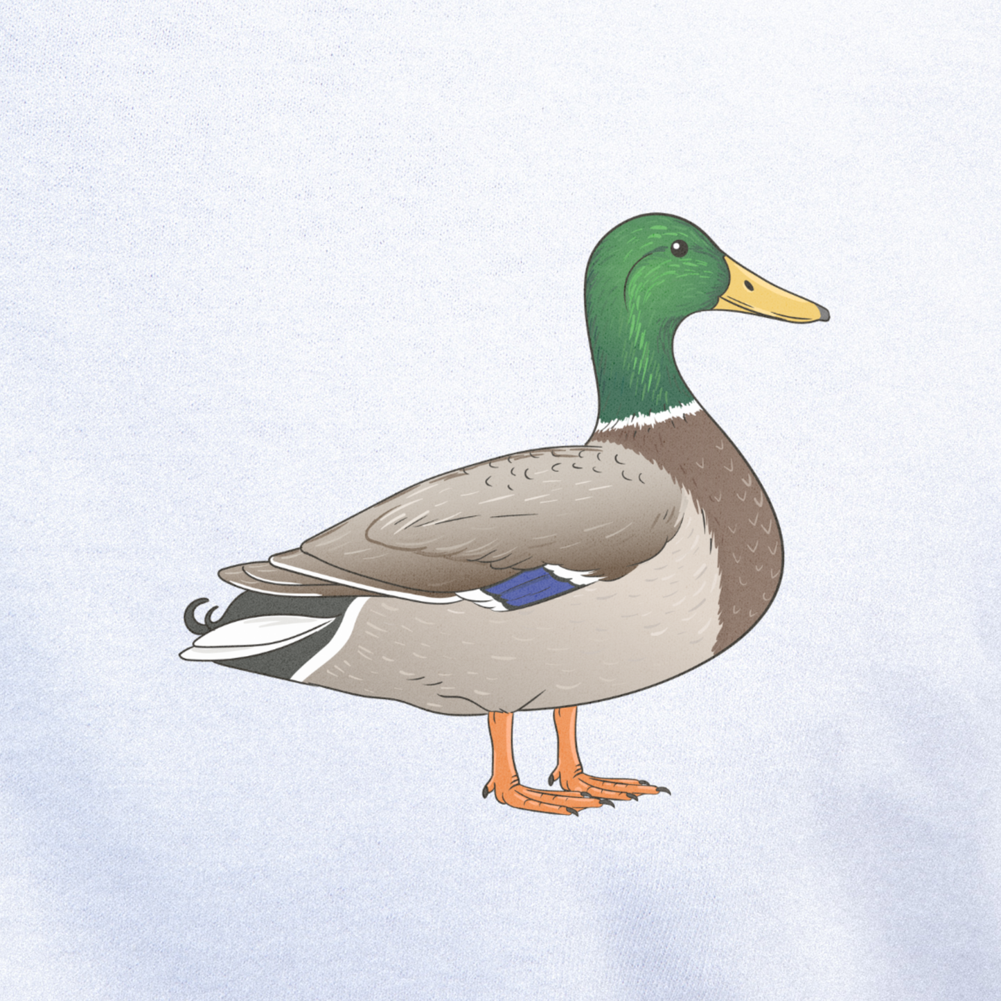 Birdex close-up mockup - Mallard Unisex T-shirt