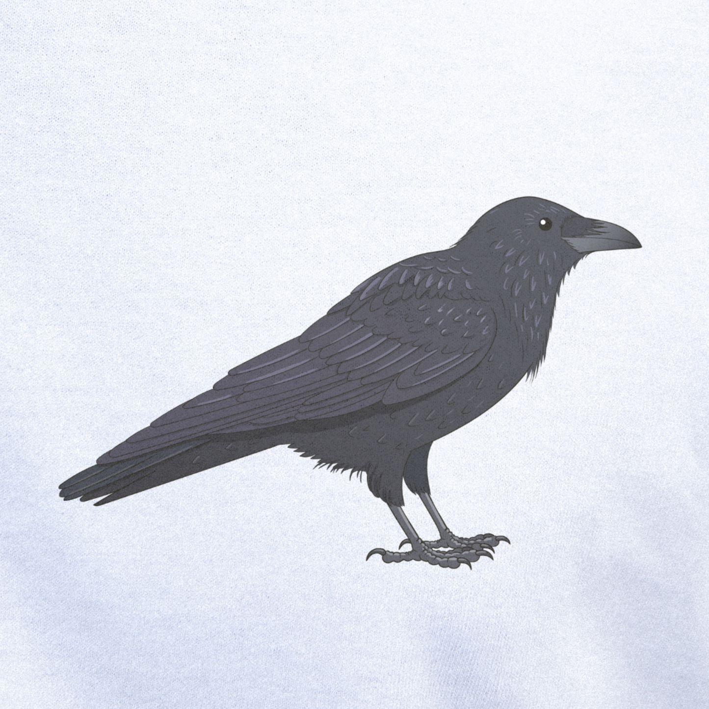 Birdex close-up mockup - Raven Unisex T-shirt