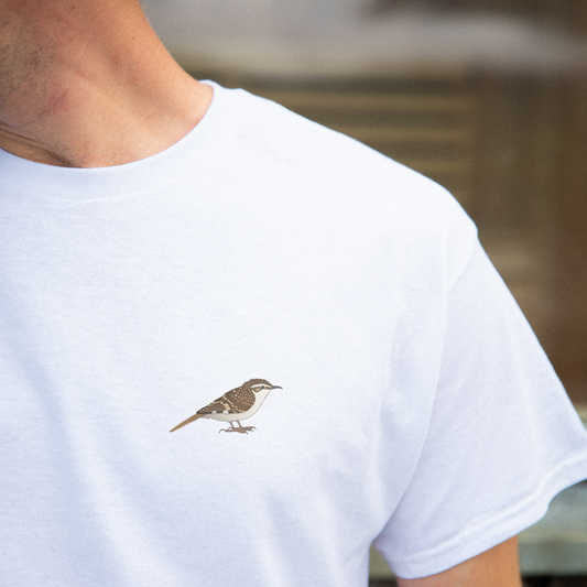 Birdex lifestyle mockup - Treecreeper Unisex Tee