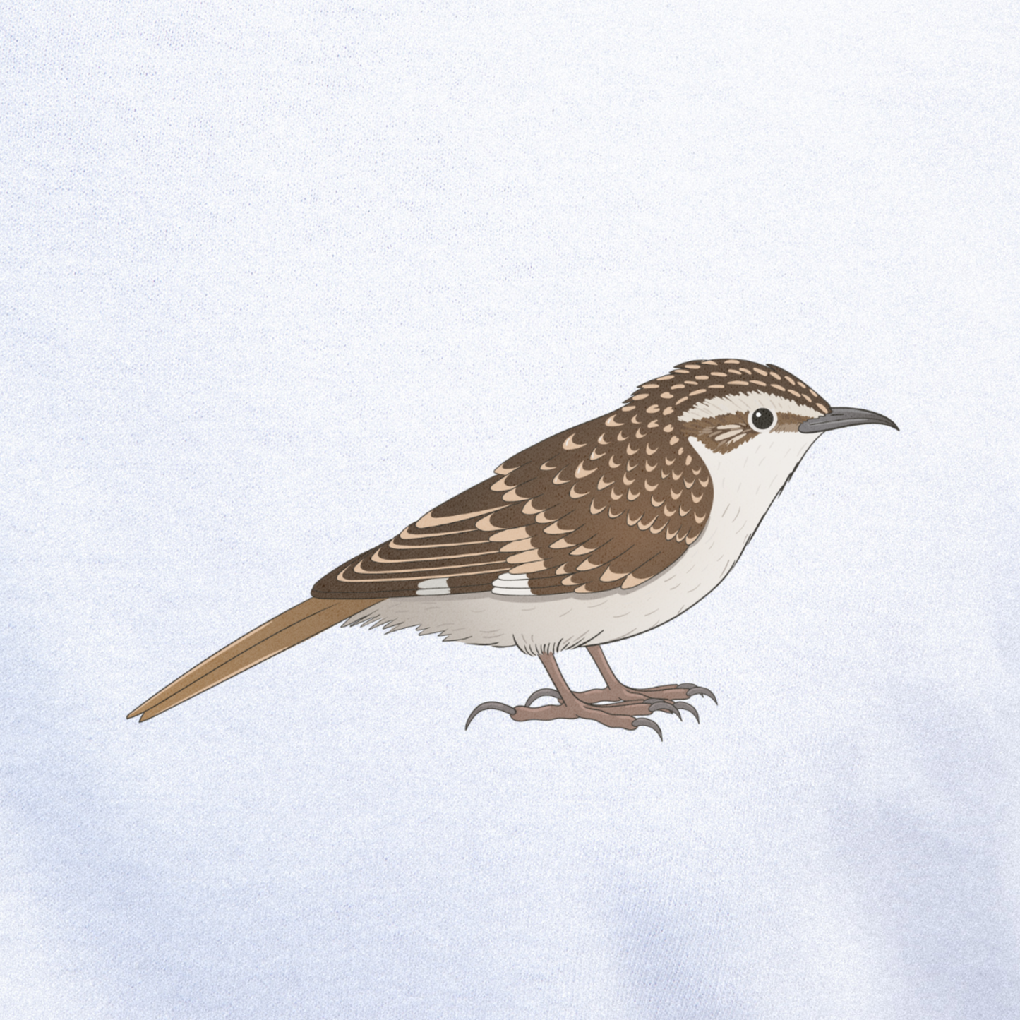 Birdex close-up mockup - Treecreeper Unisex T-shirt