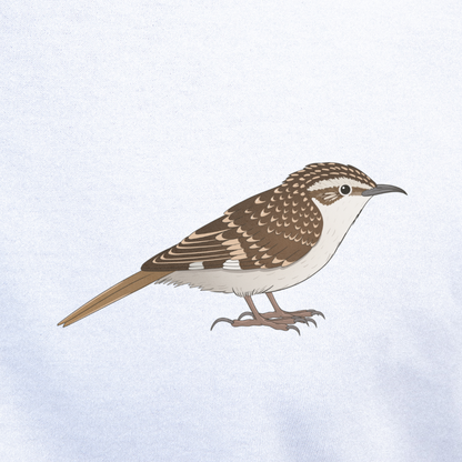 Birdex close-up mockup - Treecreeper Unisex T-shirt