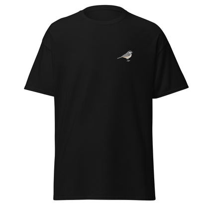 Coal Tit unisex bird T-shirt in Black