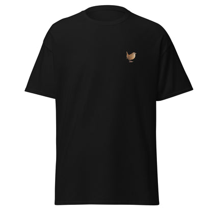 Wren unisex bird T-shirt in Black