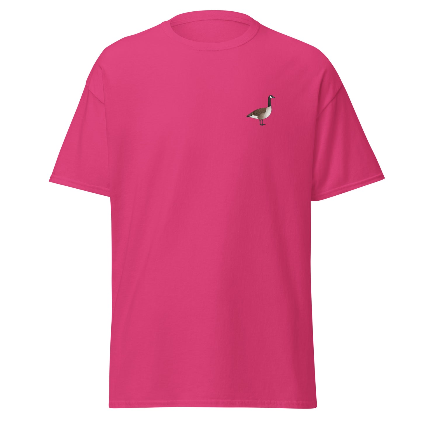 Canada Goose unisex bird T-shirt in Heliconia