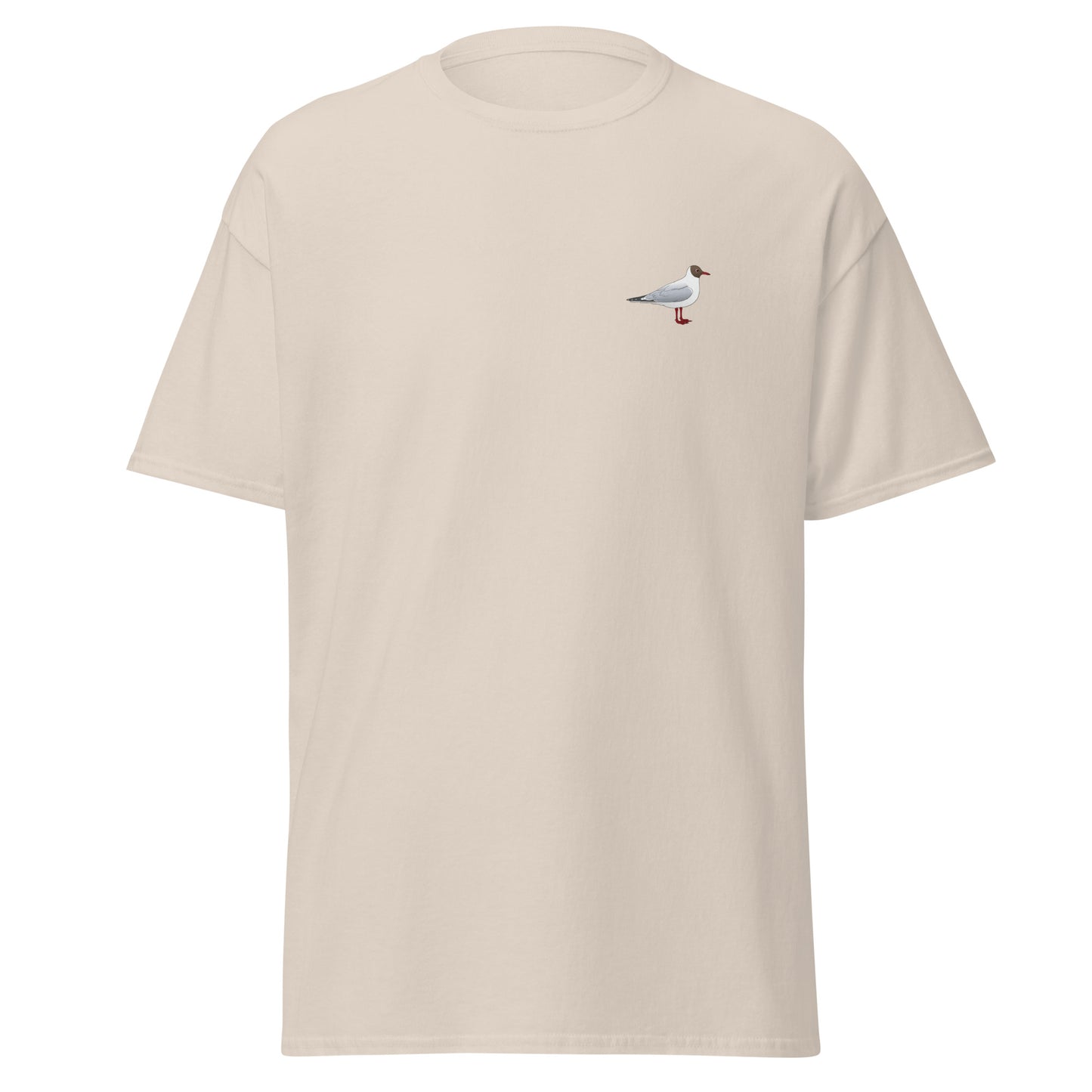 Black-headed Gull unisex bird T-shirt in Natural