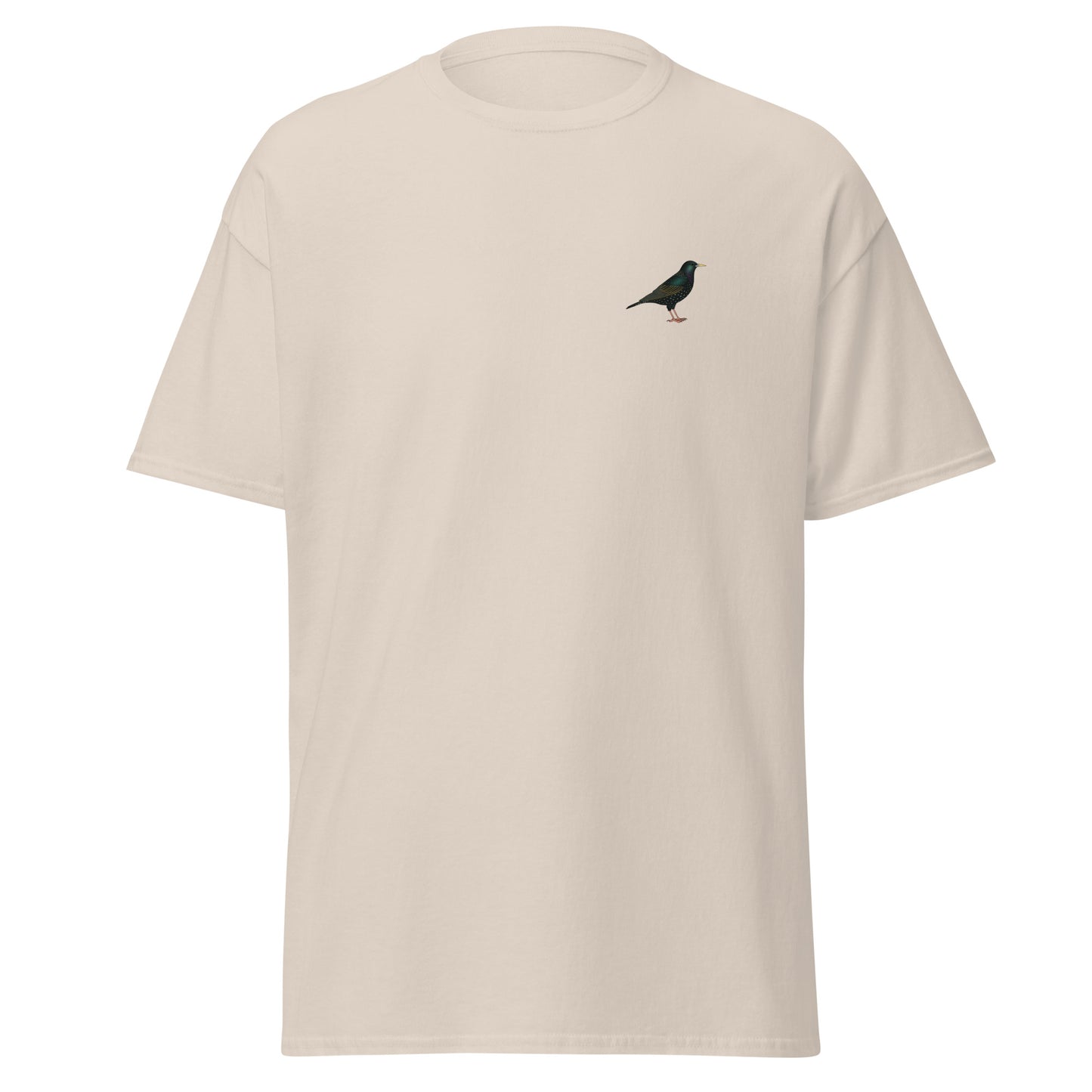 Starling unisex bird T-shirt in Natural