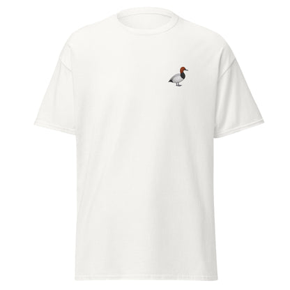 Pochard unisex bird T-shirt in White