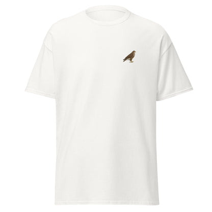 Buzzard unisex bird T-shirt in White